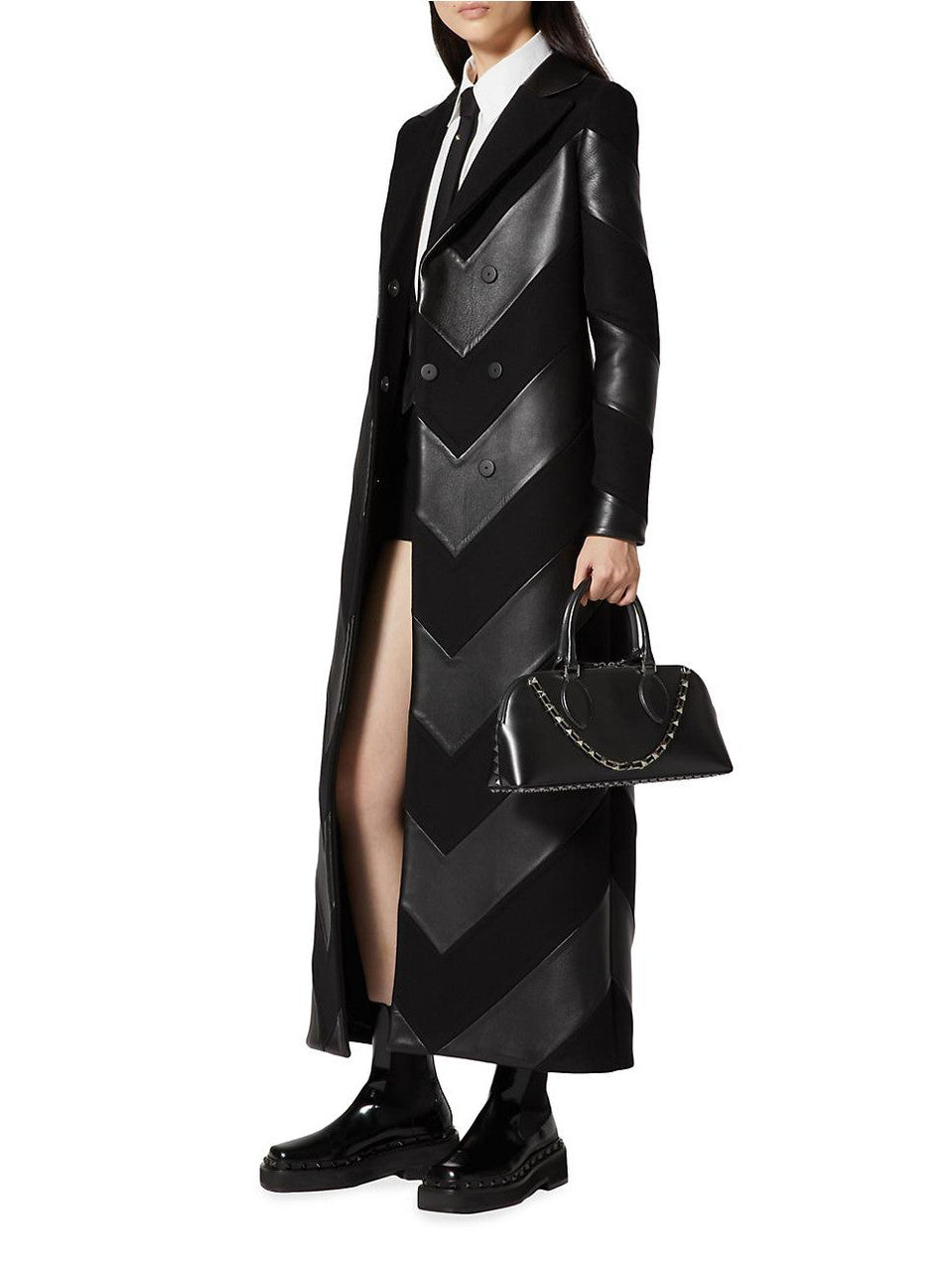 Rockstud Calfskin Handbag