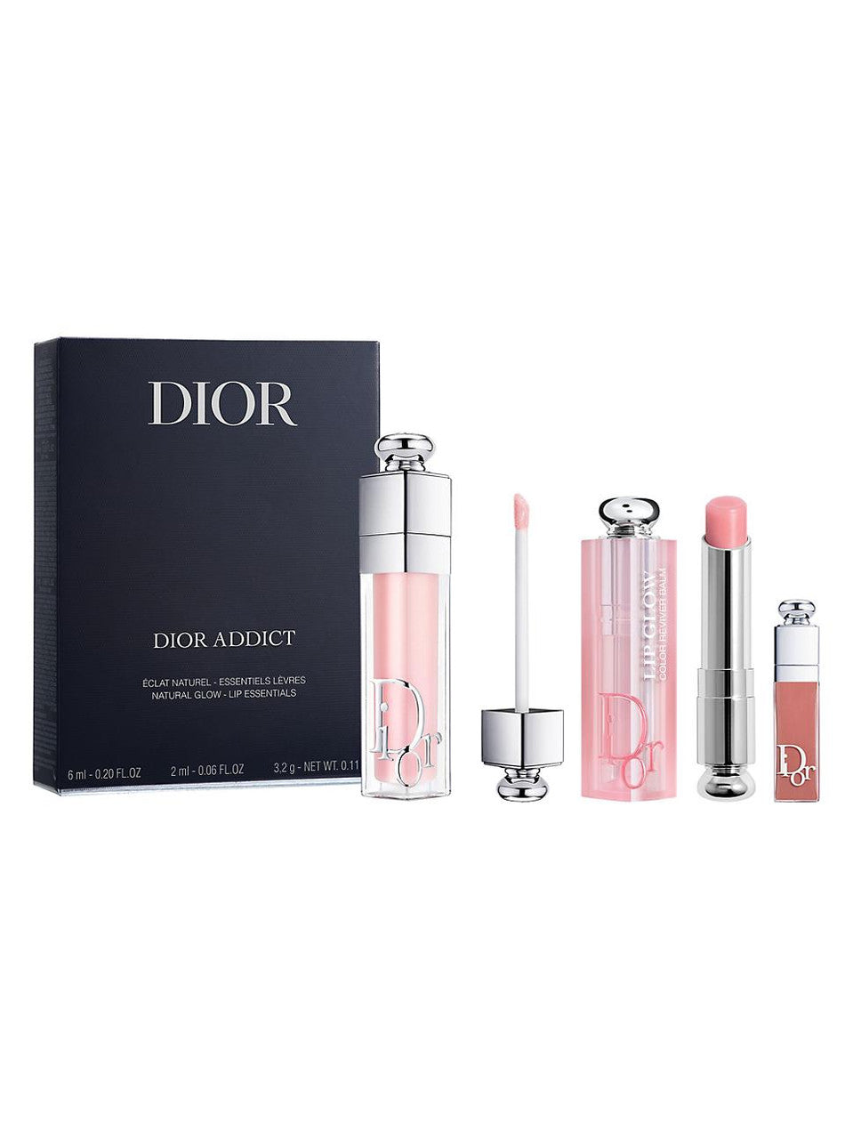 Addict 3-Piece Lip Essentials Set - Eclat Naturel