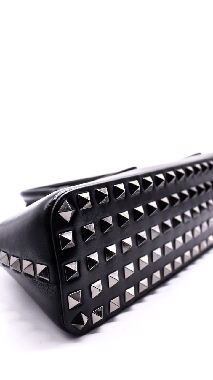 Rockstud Calfskin Handbag