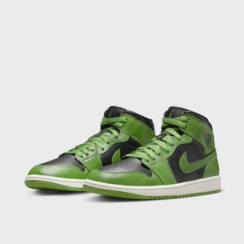Air Jordan 1 Mid Black/Sail/Altitude Green