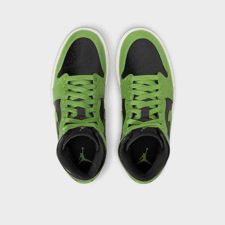 Air Jordan 1 Mid Black/Sail/Altitude Green