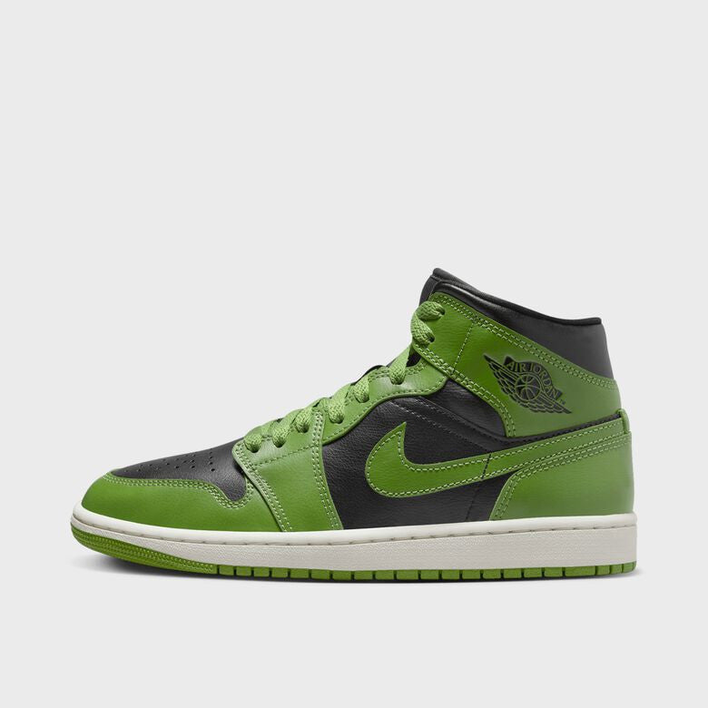 Air Jordan 1 Mid Black/Sail/Altitude Green
