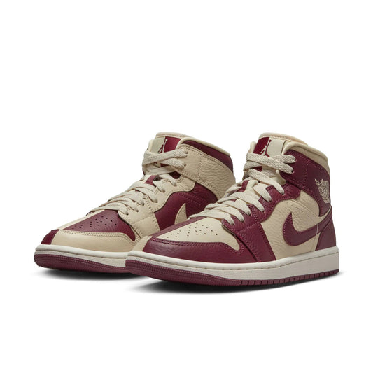 Air Jordan 1 Mid SE Beach/Sail/Cherrywood Red