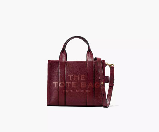 The Leather Mini Tote Bag - Chianti