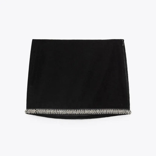 Falda Terciopelo Brillos