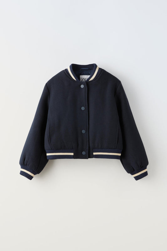 Chaqueta Bomber Crop