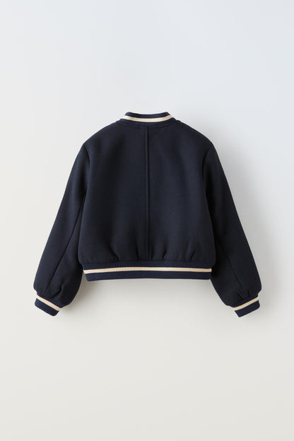 Chaqueta Bomber Crop