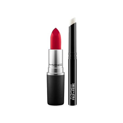 A Kiss Of Whirl Matte Lip Duo Set - Ruby Woo
