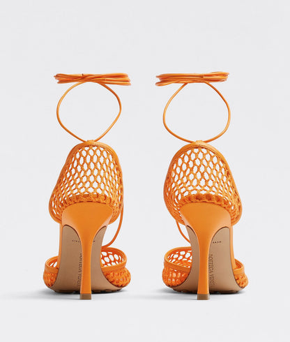 Web Stretch Sandal - Tangerine