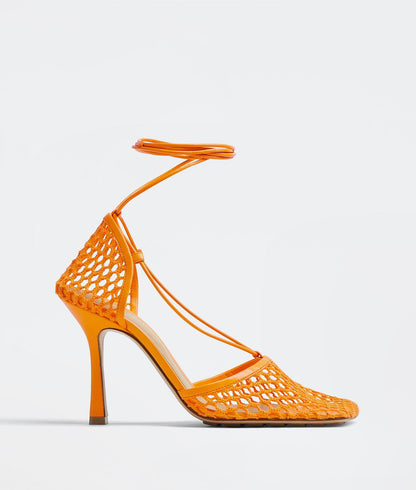 Web Stretch Sandal - Tangerine