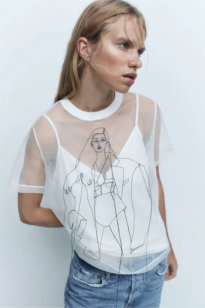 Camiseta Organza