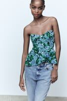 Top Volante Jacquard