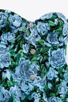 Top Volante Jacquard