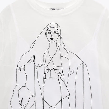 Camiseta Organza