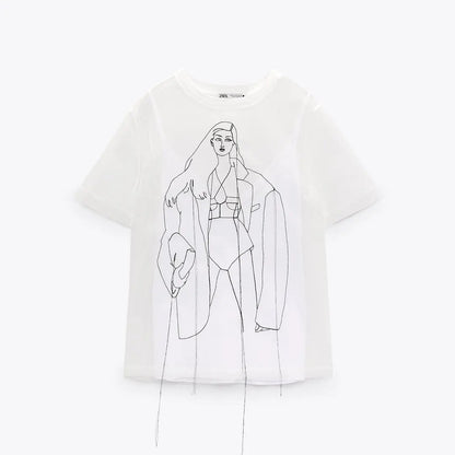 Camiseta Organza